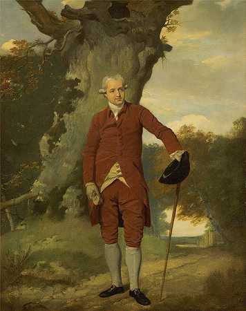 弗朗西斯·惠特利的《一个人的肖像，可能是巴克莱先生》