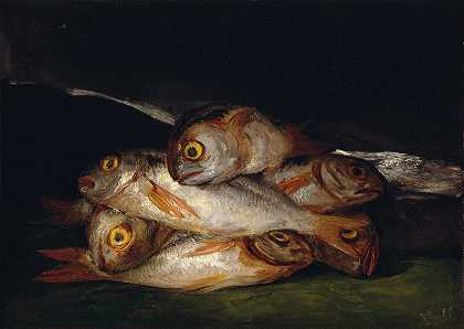 弗朗西斯科·德·戈亚的《金鲫鱼的静物》
