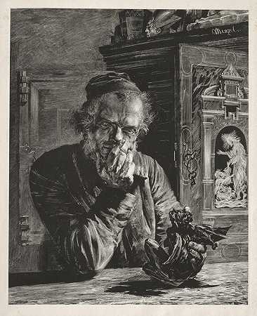《古董——阿道夫·门采尔的自画像》