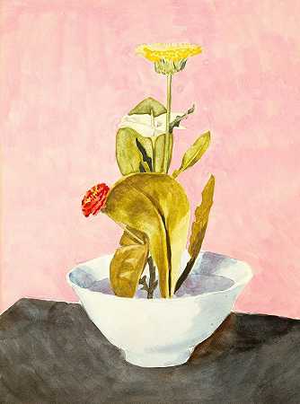 莫顿·利文斯顿·桑伯格的《花盆》