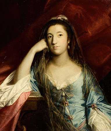 约书亚·雷诺兹爵士的《安妮·坎贝尔夫人的肖像》