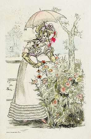 “19世纪女性时尚1822年，亨利·布特