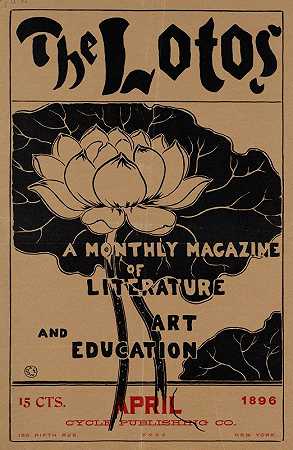 Arthur Wesley Dow 4月出版的文学与艺术教育月刊《乐透》