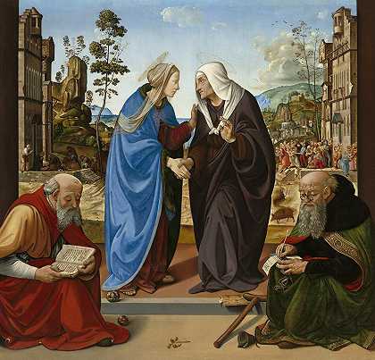 Piero di Cosimo与圣尼古拉斯和圣安东尼修道院院长的访问