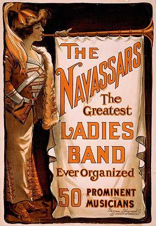 “Navassars，有史以来最伟大的女子乐队，由Anonymous组织了50位杰出音乐家
