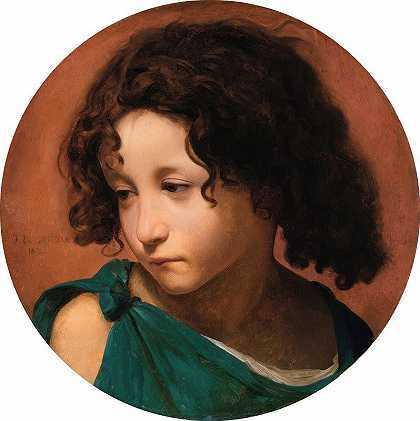 “让·莱昂·热罗姆的儿童肖像