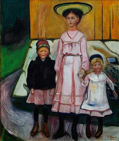 Edvard Munch的《三个孩子》