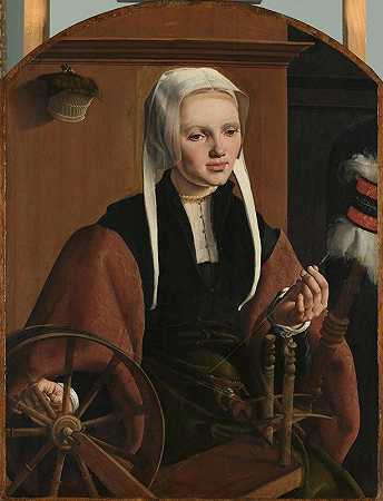 《一个女人的肖像，可能是安妮·科德》（Maarten Van Heemskerck）