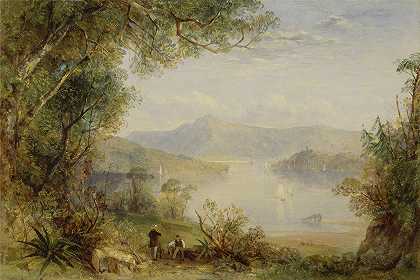 托马斯·克雷斯威克的《哈德逊河景色》