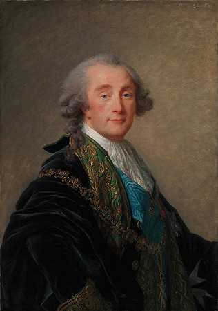 “亚历山大·查尔斯·艾曼纽尔·德克鲁索尔·弗洛伦萨克（1743-1815），伊丽莎白·路易丝·维格·勒布伦