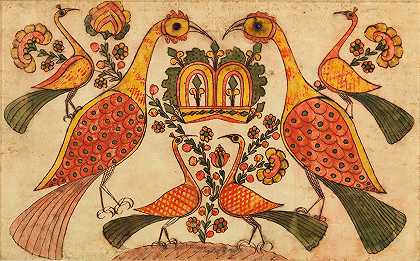约翰·海因里希·奥托的《花体图案》