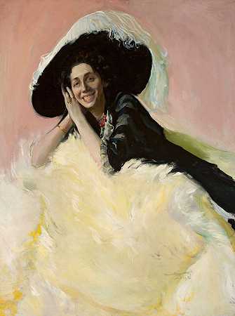 康拉德·克尔兹·阿诺夫斯基的《杰尼娜·威尔琴斯卡·内·奥塔泽夫斯卡肖像》