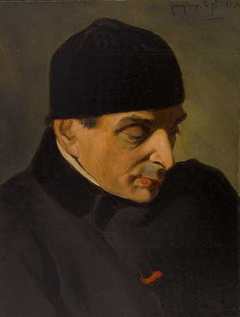 “奥古斯都·德沙蒂隆的皮埃尔·福彻肖像