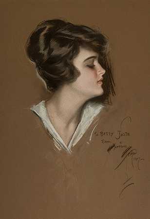 哈里森·费舍尔的《贝蒂·约斯特肖像》