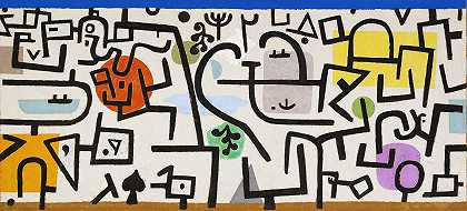 保罗·克利（Paul Klee）的《富豪港》