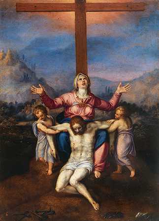 “Pietà，源自米开朗基罗·布昂纳罗蒂（Marcello Venusti）的作品
