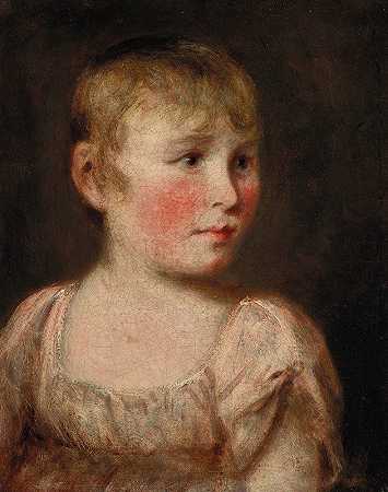 约翰·康斯特布尔的《伊丽莎·刘易斯肖像》