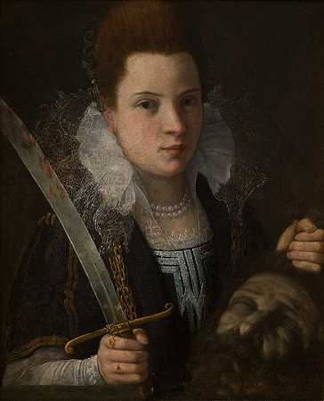 拉维尼娅·丰塔纳（Lavinia Fontana）的《朱迪思与霍洛弗内斯之首》（Judith with the Head of Holofernes）
