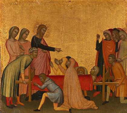 弗朗西斯科西奥·吉西（Francescoccio Ghissi）的《圣约翰福音传道者将萨瑟斯复活》（Saint John the Evangelist Raises Satheus to Life）