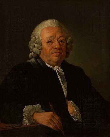 “让-弗朗索瓦·吉尔斯·科尔森（Jean-François Gilles Colson）画家和建筑师让·尼古拉斯·塞万多尼（Jean-Nicolas Servandoni，1695-1766）的肖像