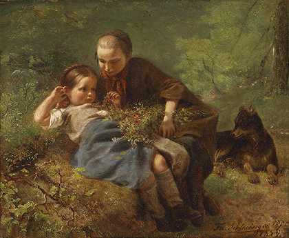 费利克斯·施莱辛格的《森林里的孩子》