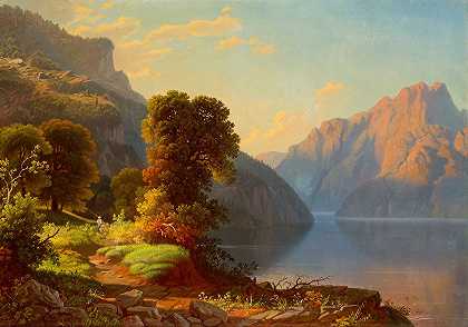 乔治·卡勒布·宾厄姆的《山中湖的景色》
