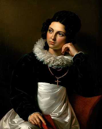 “罗莎莉娅·克利伯，雕塑家约瑟夫·克利伯的妻子，卡尔·彼得·戈贝尔老人