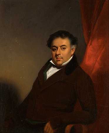 “一位绅士的肖像，乔治·钦纳里（George Chinnery）称其为达·席尔瓦先生