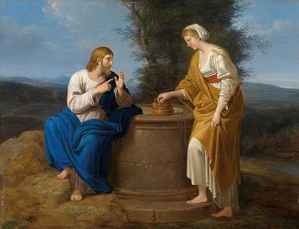 费迪南德·格奥尔格·瓦尔德米勒的《基督与撒玛利亚女人》