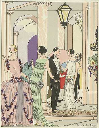 “艺术品味-美，女性优雅系列，1924年1月，第41期，第4年，第7页者