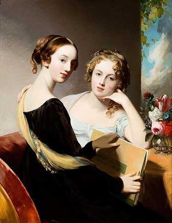 托马斯·萨利（Thomas Sully）的《玛丽和艾米丽·麦克尤恩夫人肖像》