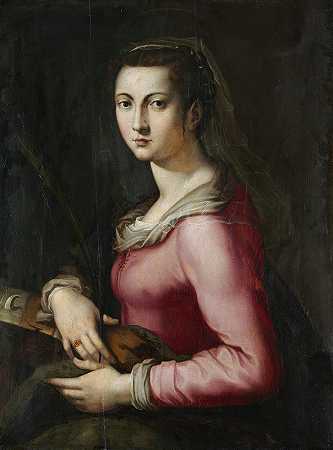 皮尔·弗朗西斯科·福奇的《圣凯瑟琳的女人肖像》