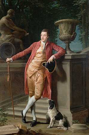 “约翰·塔尔博特的肖像，后来的第一代塔尔博特伯爵，蓬佩奥·巴托尼