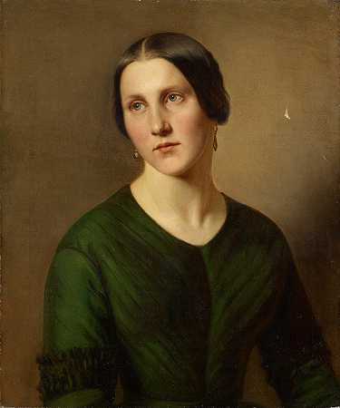 阿道夫·福伦威德的《一个女人的肖像》