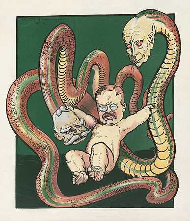弗兰克·阿瑟·南基维尔的《婴儿大力神与标准石油蛇》