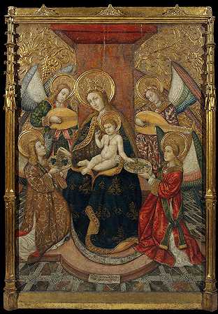 佩德罗·加西亚·德·贝纳瓦雷的《圣母与天使》
