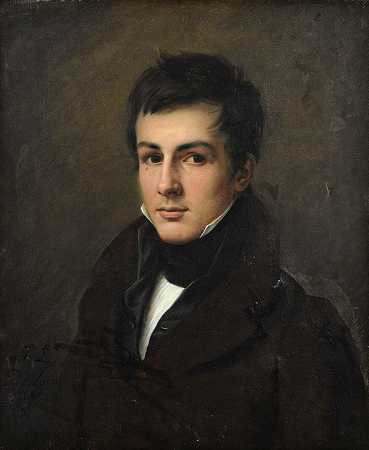皮埃尔·路易斯·德拉瓦尔的《爱德华·贝尔坦肖像》