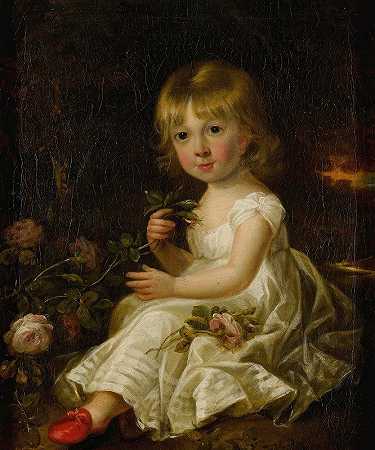 威廉·比奇爵士的《少女肖像》