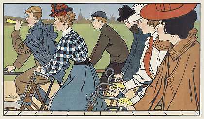 约翰·格奥尔格·范·卡斯佩尔的《铁锤自行车》