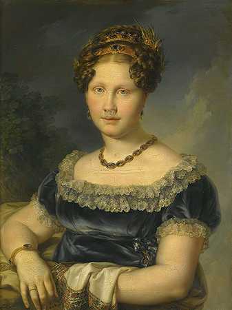 维森特·洛佩斯·波塔尼亚（Vicente López Portaña）的《两个西西里公主路易莎·卡洛塔·德·波旁公主肖像》（1804-1844年）