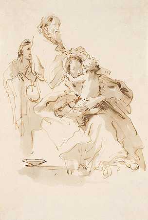 乔瓦尼·巴蒂斯塔·蒂波洛的《圣约翰的神圣家庭》