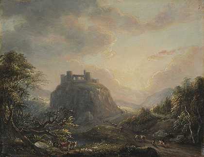 保罗·桑德比的《城堡风景》