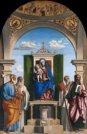 乔瓦尼·巴蒂斯塔·西玛·达·科内利亚诺的《圣母与圣婴》