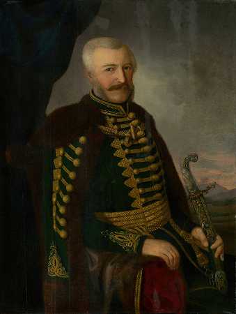 Jozef Božetech Klemens的《J.Szmrecsányi肖像》