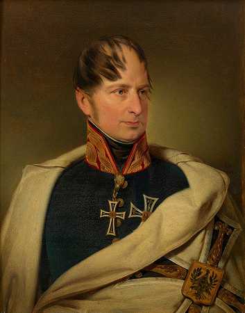 “马克西米利安大公作为德国骑士团的特级大师”