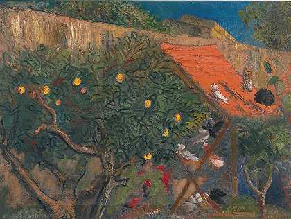 鲍里斯·格里戈里耶夫的《花园里》