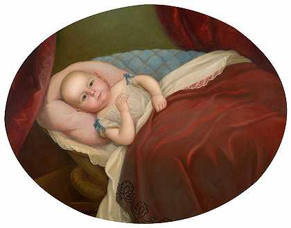 尼古拉·马夏尔的《艺术家之子埃维尔·马夏尔肖像》