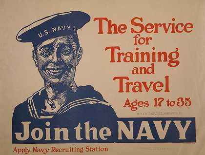 “培训和旅行服务-17至35岁-加入海军-申请海军招募站”詹姆斯·蒙哥马利·弗拉格