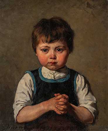 珍妮·尼斯特伦的《男孩肖像》