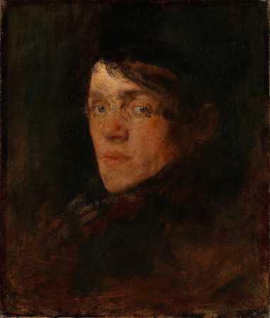 汉斯·海耶达尔的《画家艾利夫·彼得森肖像》
